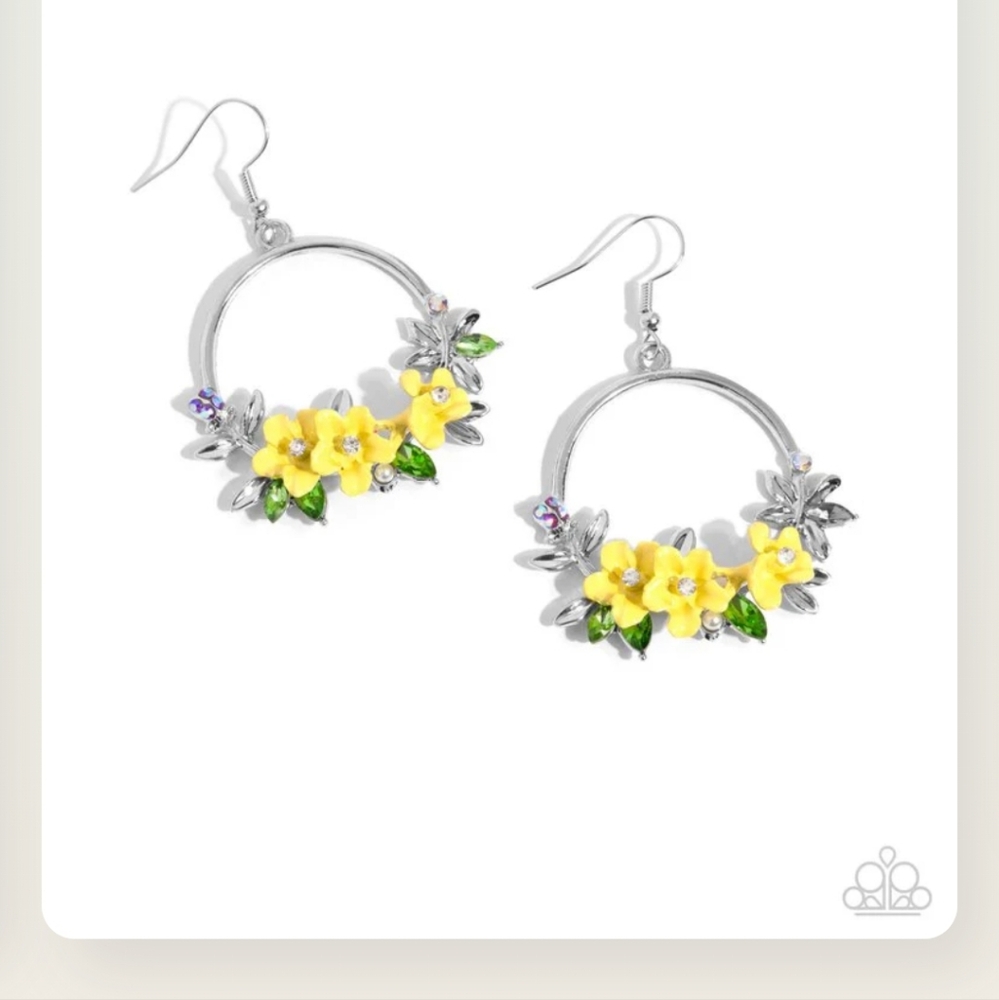 Fairy Freestyle Yellow Earrings